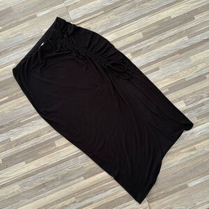 BY TOGETHER Ruched Midi Skirt